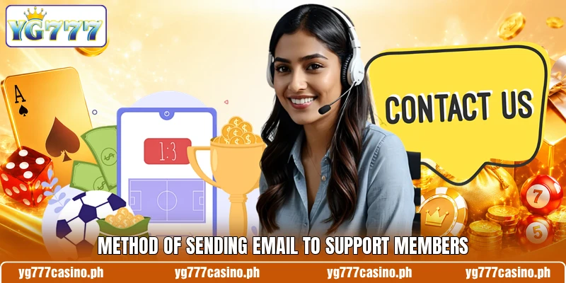 Method of sending email to support members Method of sending email to support members